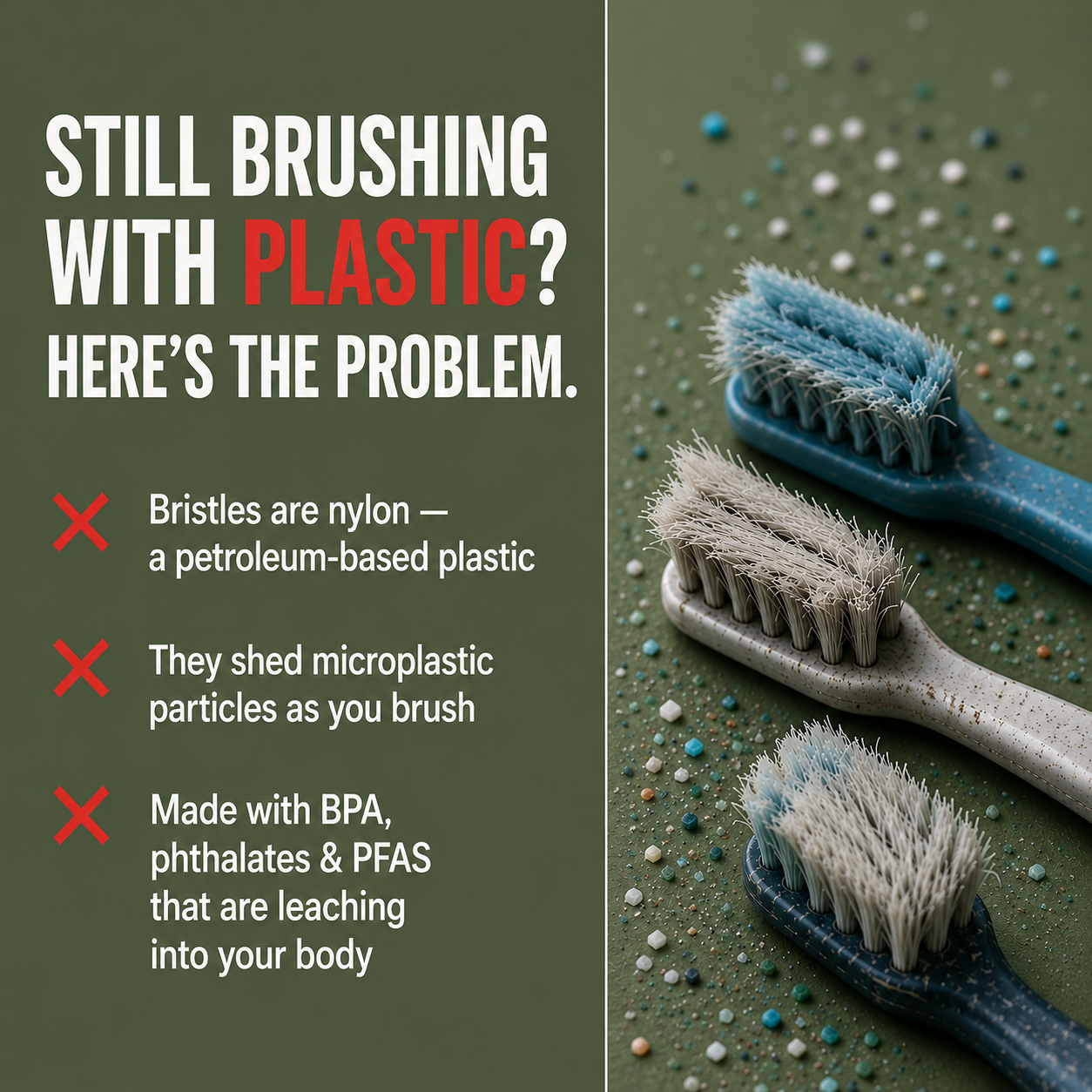 Untoxed - Boar Bristle & Bamboo Toothbrush