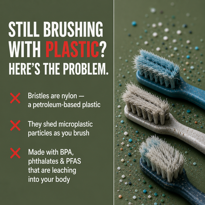 Untoxed - Boar Bristle & Bamboo Toothbrush