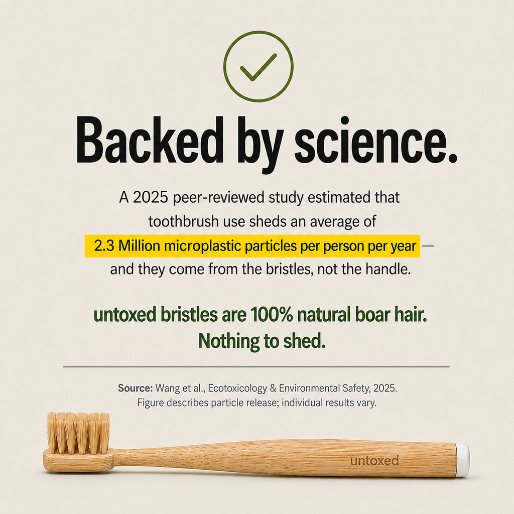 Untoxed - Boar Bristle & Bamboo Toothbrush