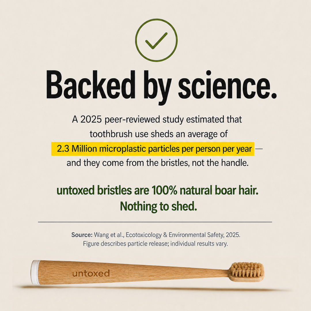 Untoxed - Boar Bristle & Bamboo Toothbrush