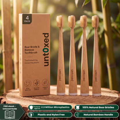 Untoxed - Boar Bristle & Bamboo Toothbrush